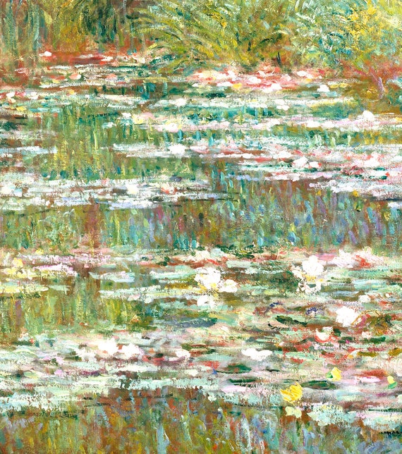 世界の名画　工芸印刷　クロード・モネ『風景』アートポスター　ジークレー Amazon.co.jp: Claude Monetクロード・モネ 名画の数々ポスター