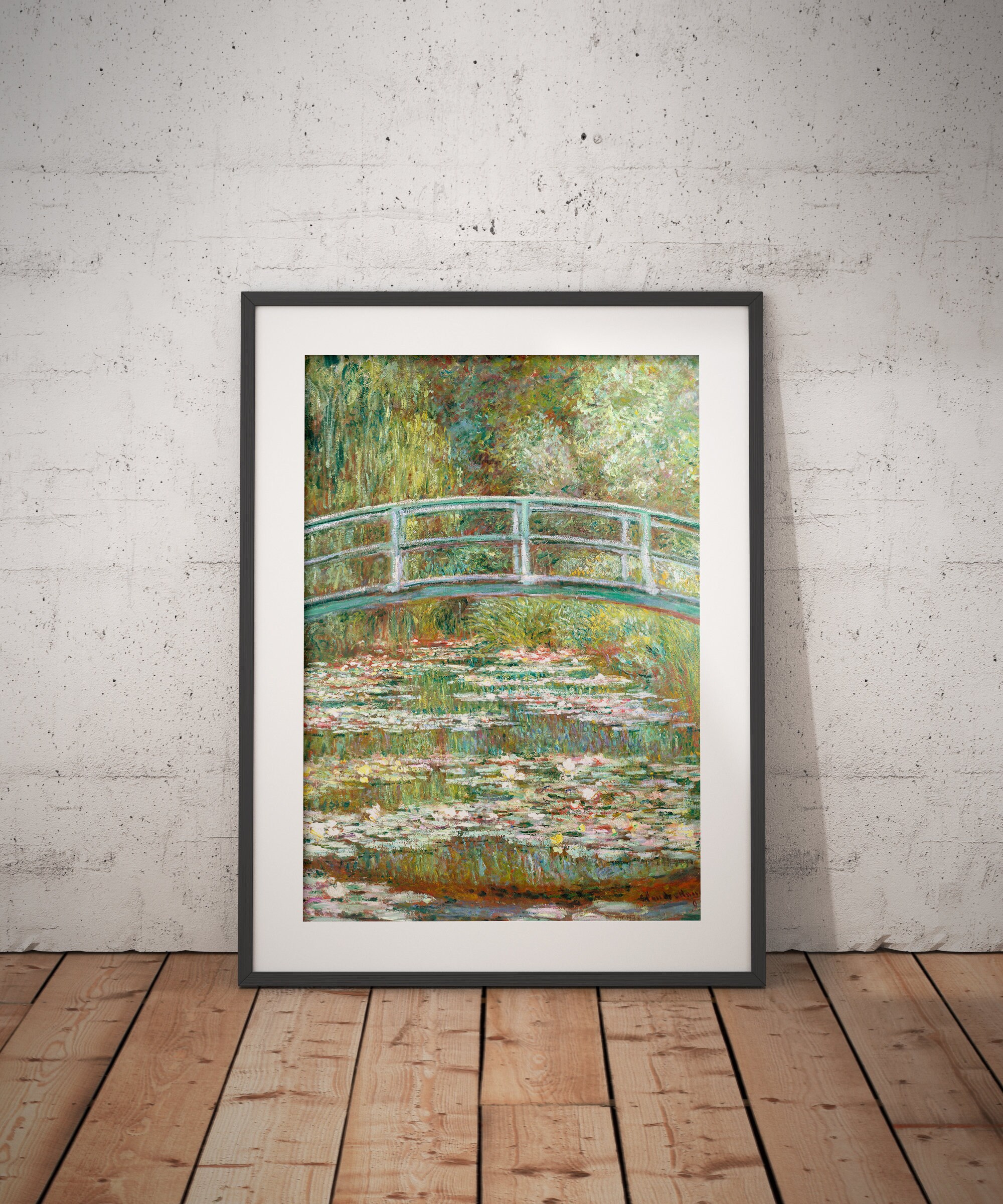 モネの睡蓮の池のジクレー版画：印象派の風景画 - Etsy 日本