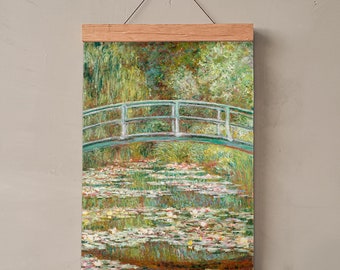 モネの睡蓮の池のジクレー版画：印象派の風景画 - Etsy 日本