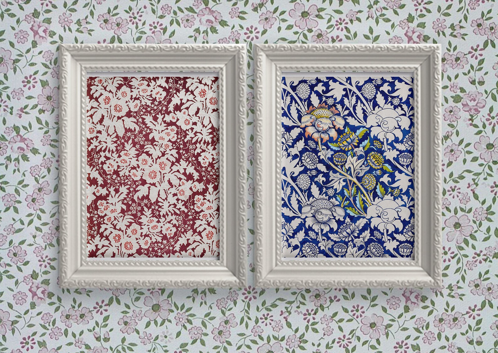 curatedbotanicals Mixed Floral Print Poster Set