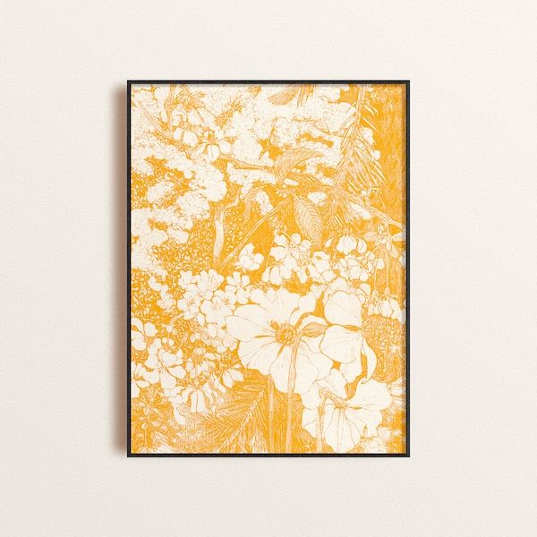 Mustard Yellow Wall Art - Etsy