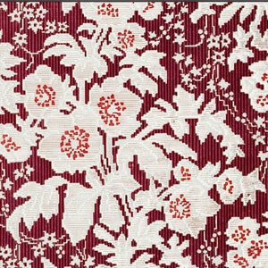 Cartel de flores maximalistas, arte de pared con patrón floral de chintz azul y burdeos, conjunto de dos estampados florales antiguos, decoración única de la habitación imagen 7
