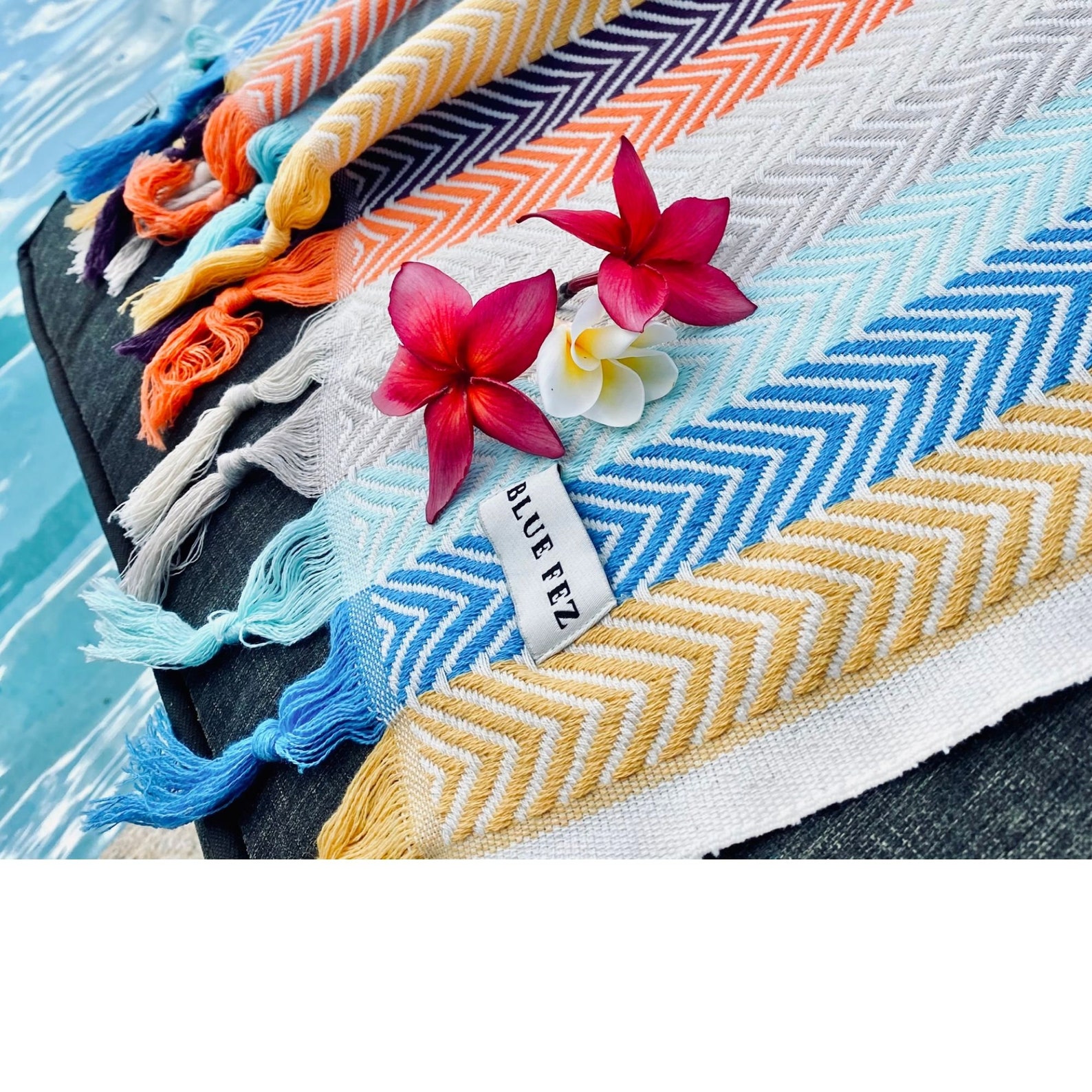 100 Natural Cotton Turkish Beach Towel Turkish Chevron Boho Etsy