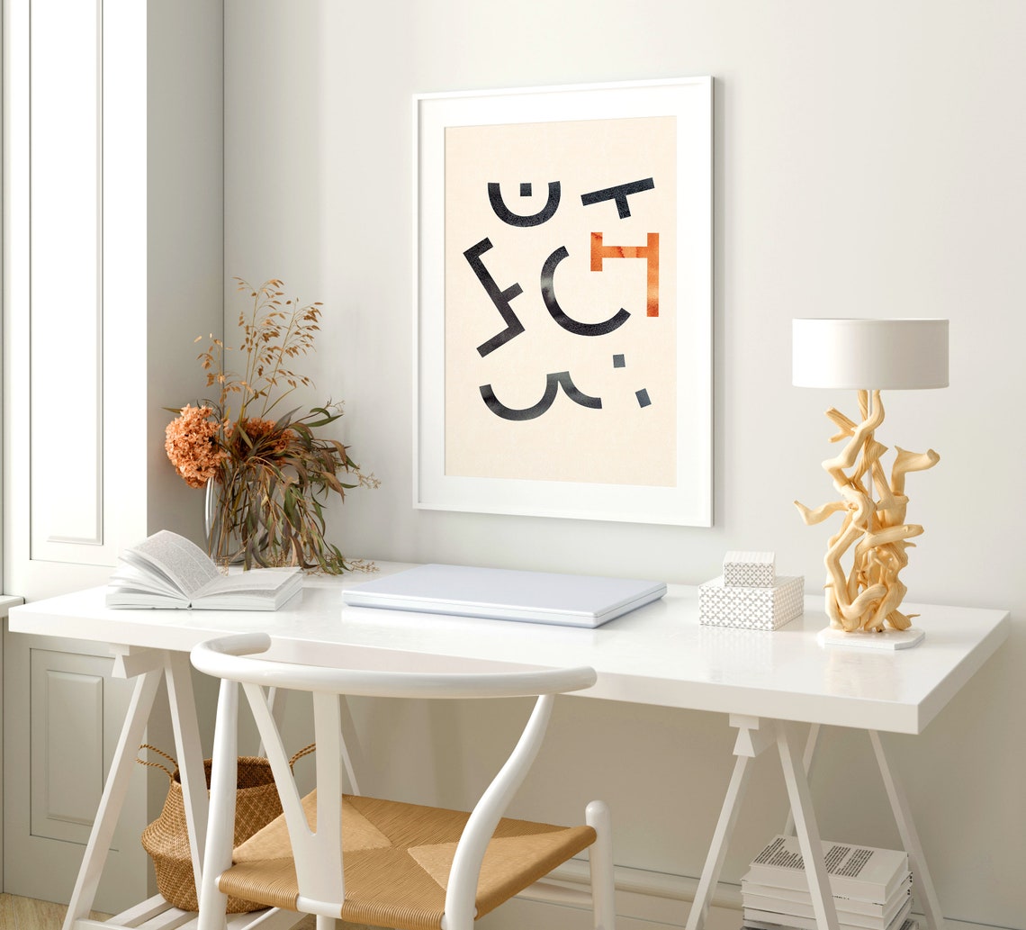 Geometric Black Wall Art Black Minimalist Art Printable Black Etsy