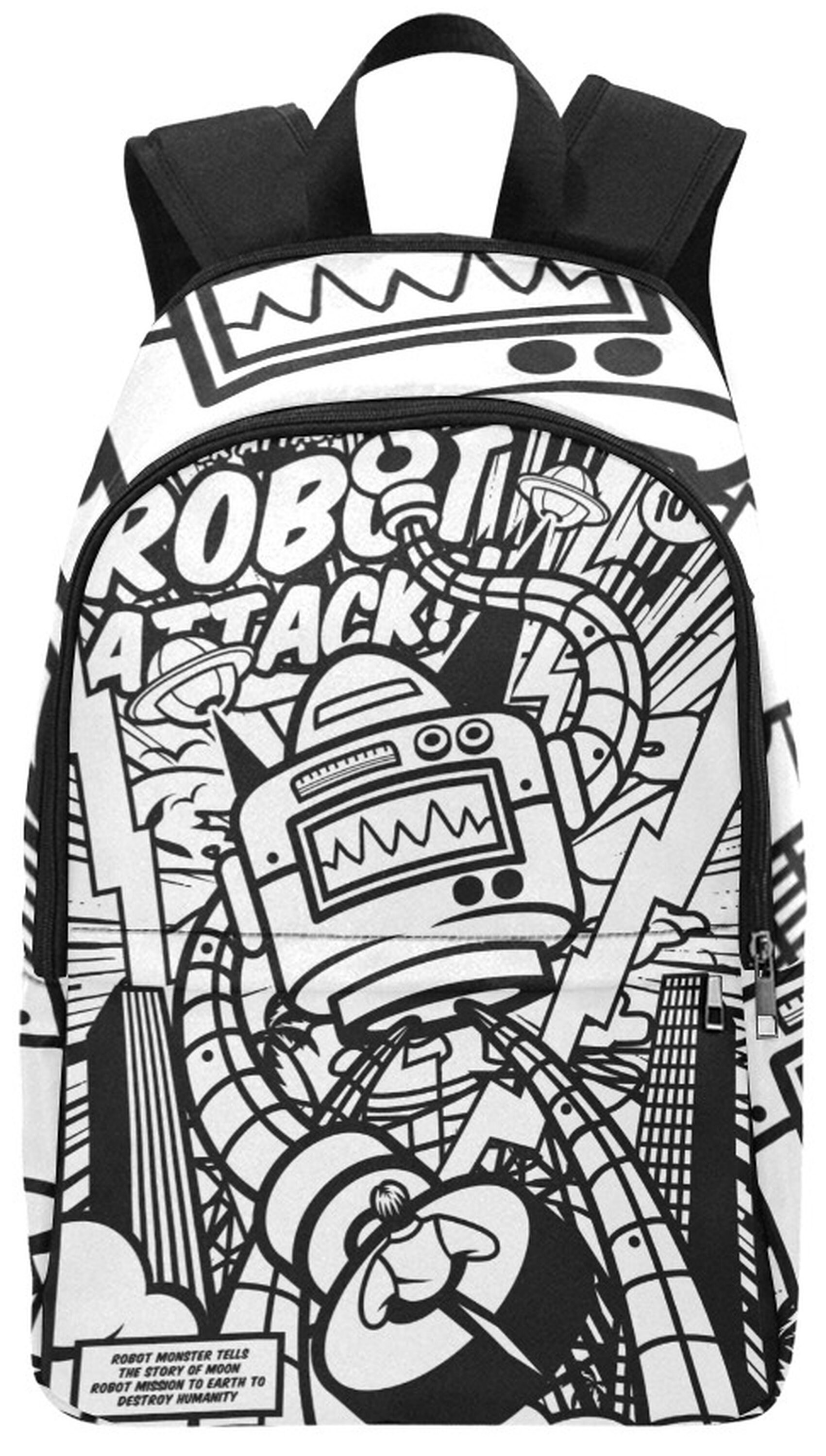 Buy Robot Backpack Bag Bags Handbag Scifi Vintage Robots Personalized  Printed All Over Online in India - Etsy