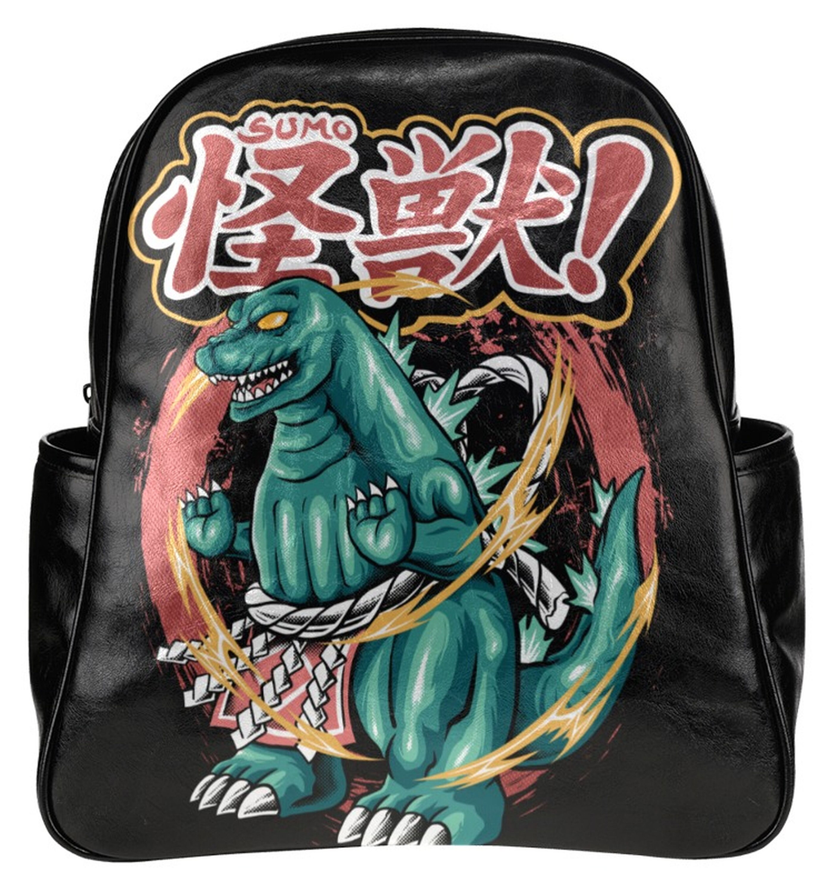 Zaino Borsa Borse Borsa Zaini Godzilla gojira kaiju sci fi print