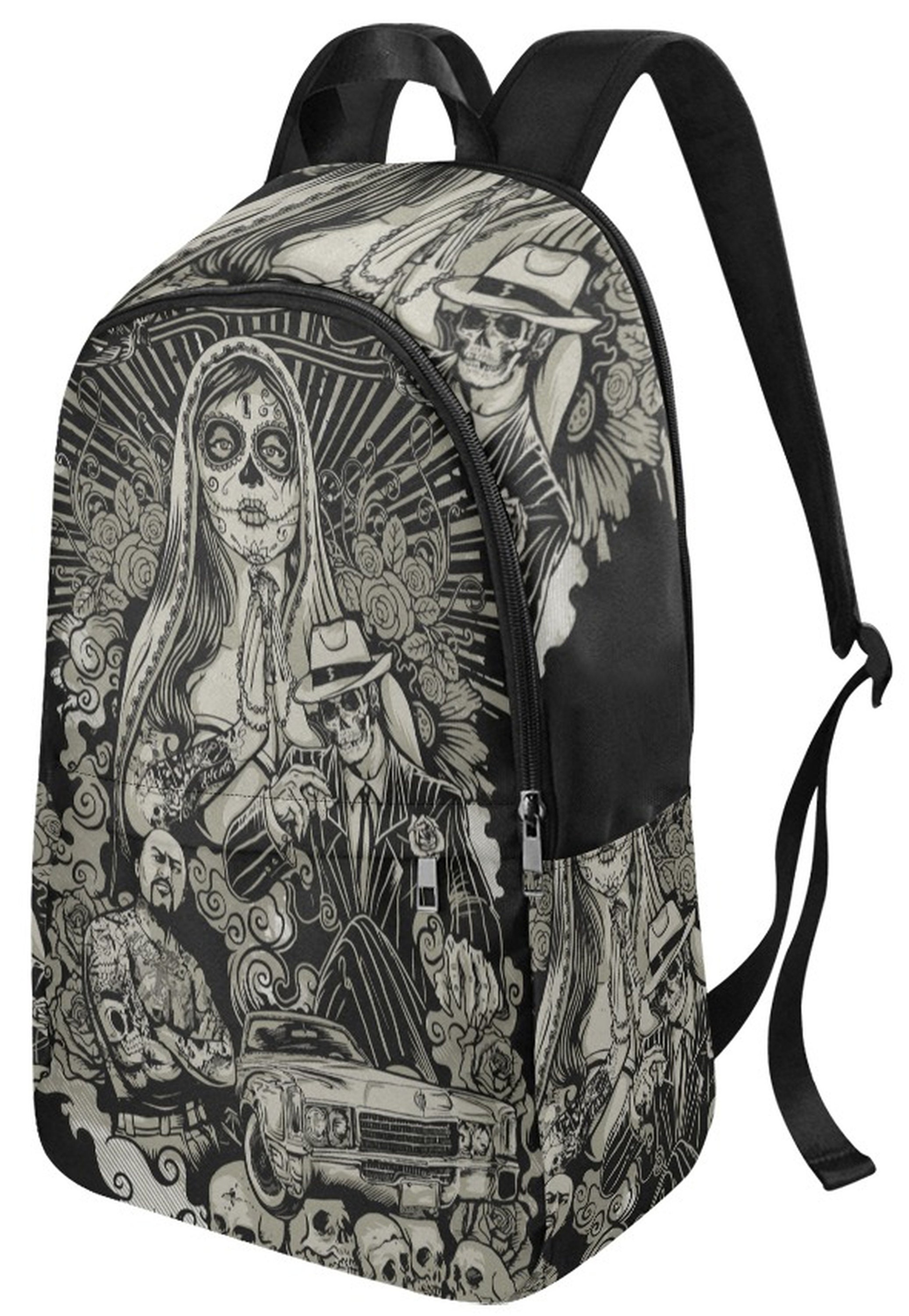 La Catrina Mochila Bolso Bolso Bolso Bolso La Calavera Azúcar Etsy