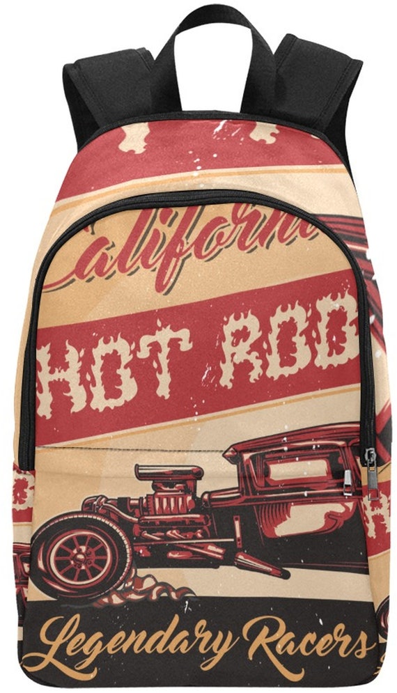 Hot Rod Backpack Rat Rod Bag Bags Handbag Muscle Car Racing Car  Personalized Printed All Over Travel Traveling -  Canada