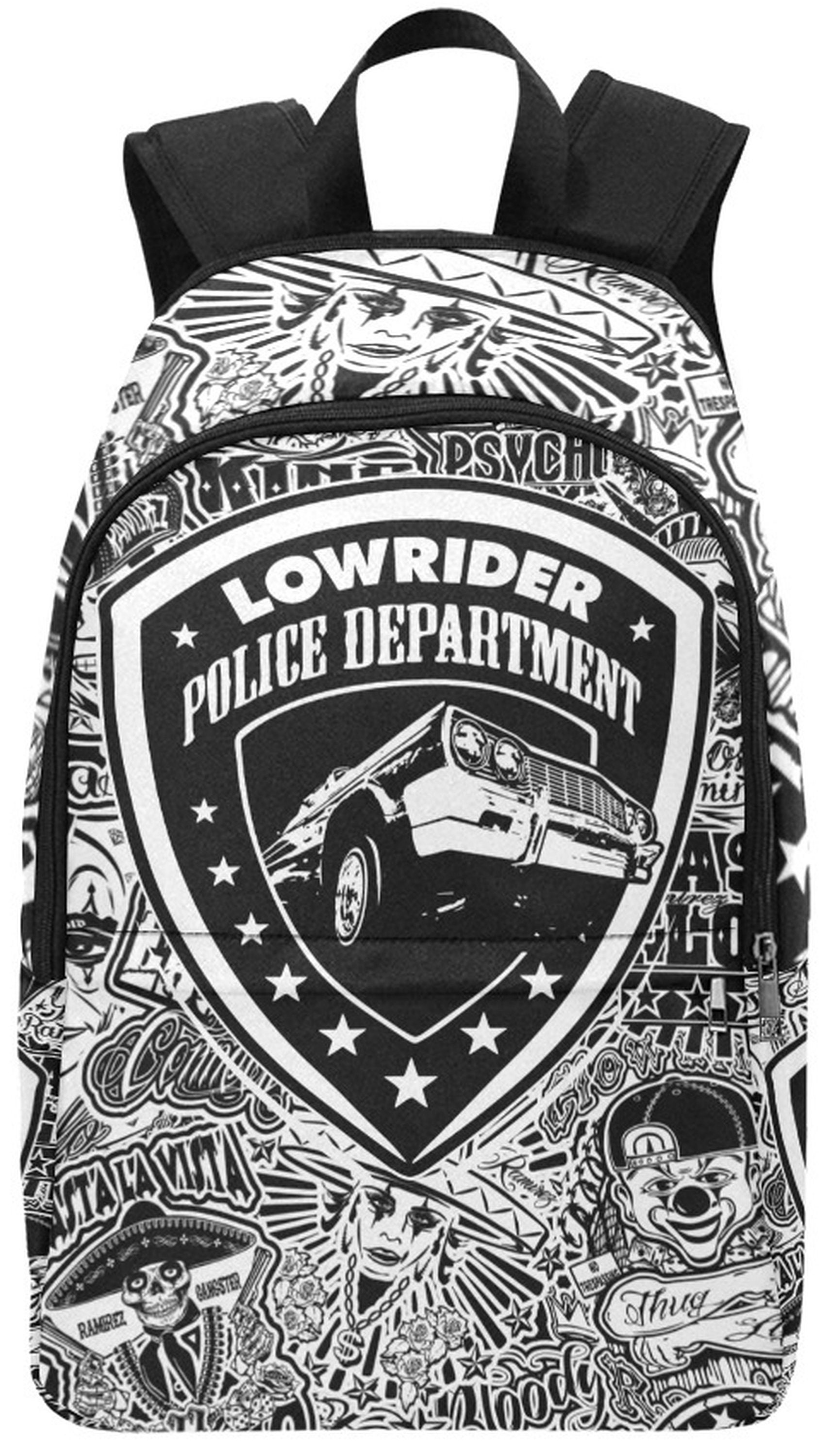 low rider backpack black