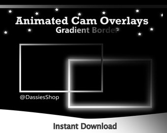 Twitch Animated Camera Overlay | Gradient Border