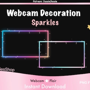 Twitch Camera Overlay Flair Decoration | Sparkle