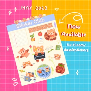 Cute Digital Stickers Ipad | Goodnotes | Sticker Club