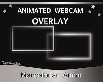 Twitch Animated Camera Overlay | Mandalorian Beskar Armor
