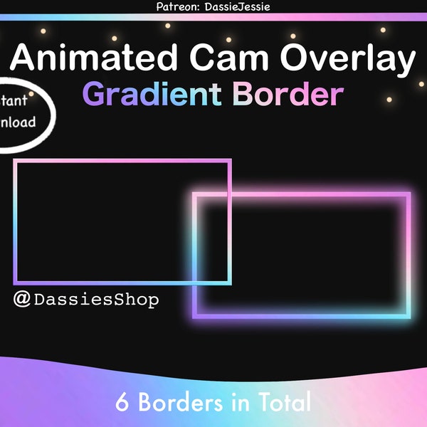 Webcam Border Gradient - Etsy