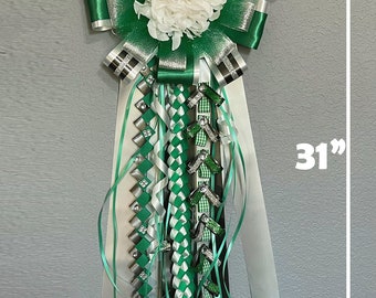 Deluxe single Homecoming garter! (not including the mum)- PLEASE Inbox Me before purchase! Custom color is available for pre-order.