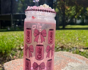 Diet soda UV DTF snow globe