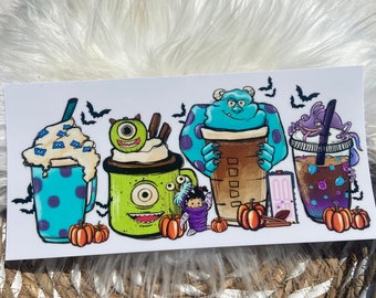 Monsters  UV DTF WRAP