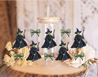 Bad Witch | Elphaba Inspired uv dtf wrap | Witchy Halloween Transfer