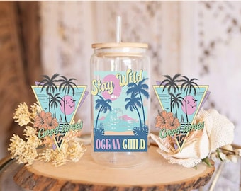 Stay Wild Ocean Child Cup Wrap – UV DTF Tumbler Sticker