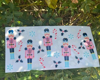 Pink Parade Nutcracker | Uv DTF WRAP