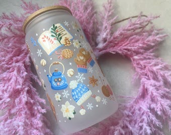 Sweater Weather Can Glass || Libbey Can