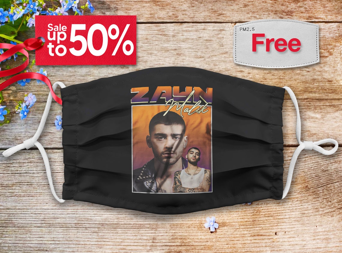 Zayn Malik Face Mask Zain Javadd Malik Mask Pop RnB Singer Etsy