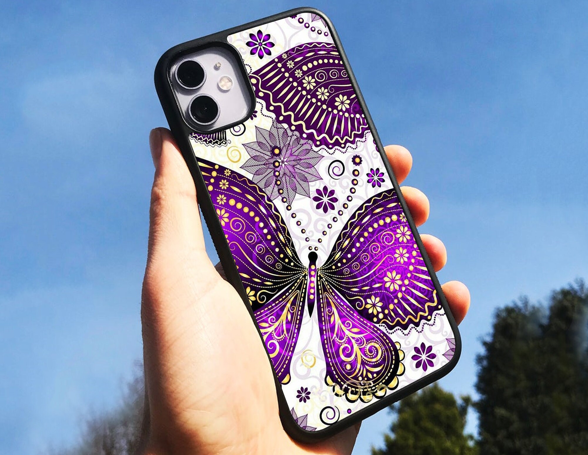 Butterfly Phone Case For Variety Of iPhone Protective Cute Etsy