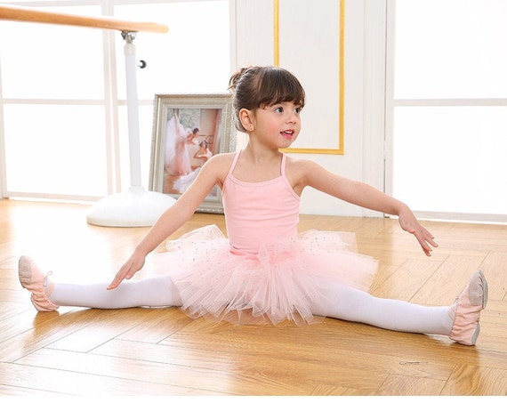 Toddler Ballerina Dance Leotard Tutu Dress in Pink / Children's