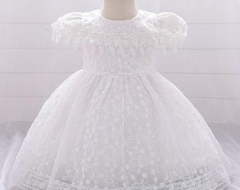Faithclover Baptism Dresses Baby Girls Toddler Long Classic Lace Christening Gowns Faithclover Baptism Dresses Baby Girls Toddler Long Classic Lace Christening Gowns