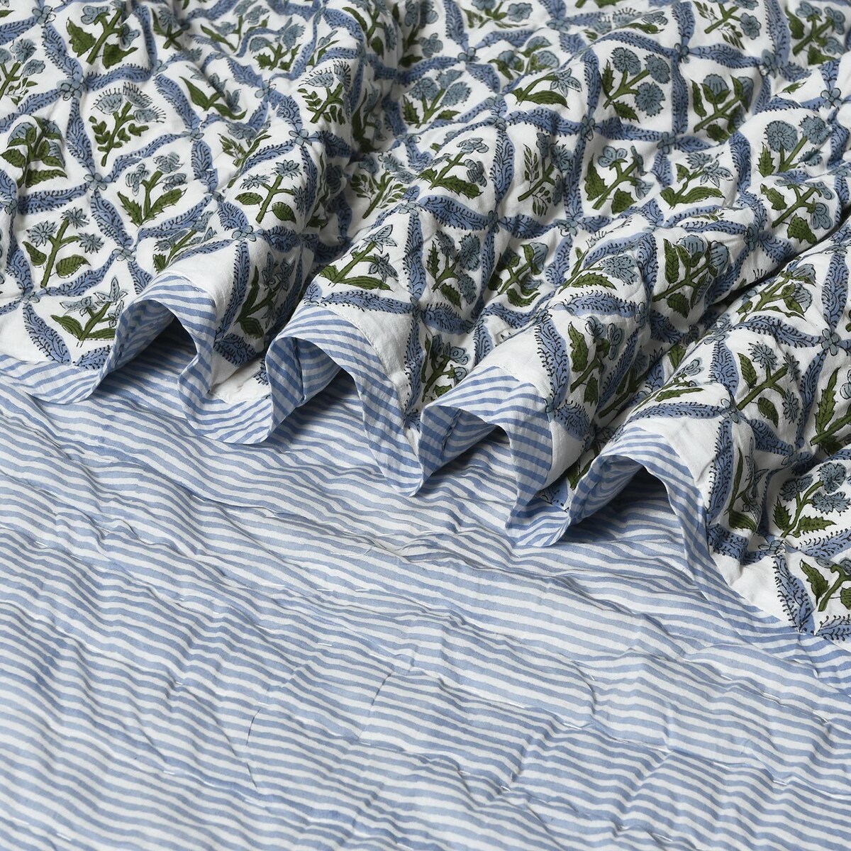 Quilt, Hand Block Printed 100% Pure Cotton Cloth Quilted Throw Blanket, Cover for Couch and Bed, Lap Bedding Coverlet Luxury Oversized Quilt - Etsy