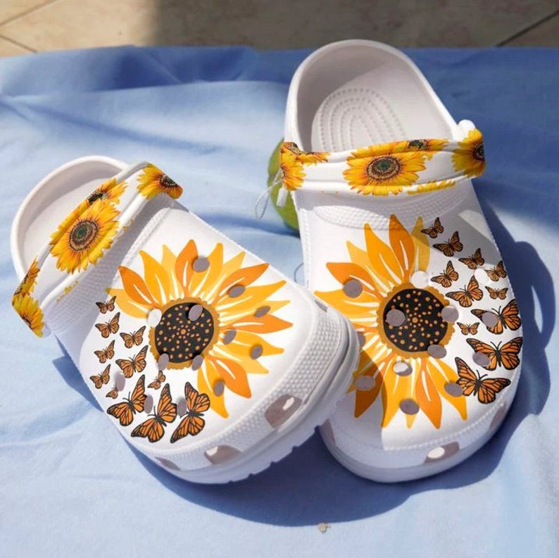 sunflower crocs amazon