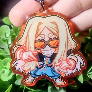 GACHI-prullenbakbedels | Epoxy-acrylsleutelhangerhangers Mechanic