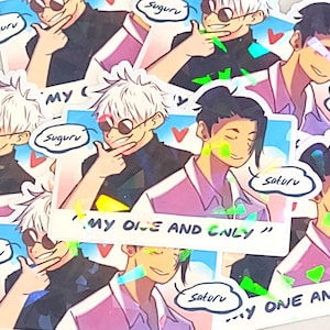 Satosugu | My One And Only | Holographic Vinyl Sticker