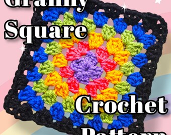 Granny Square Crochet Pattern: Beginner-Friendly Tutorial (PDF Download)
