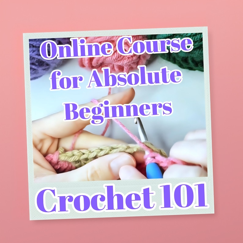 Crochet 101 Video Tutorial: Beginner Crochet Course (PDF Pattern) - Etsy