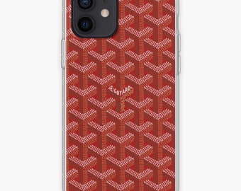 red goyard phone case