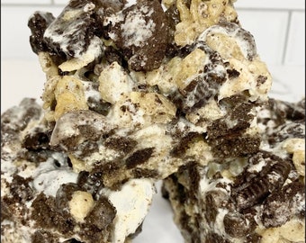 Cookies & Cream Oreo Rice Krispie Treat NO CBD/THC 1 Dozen