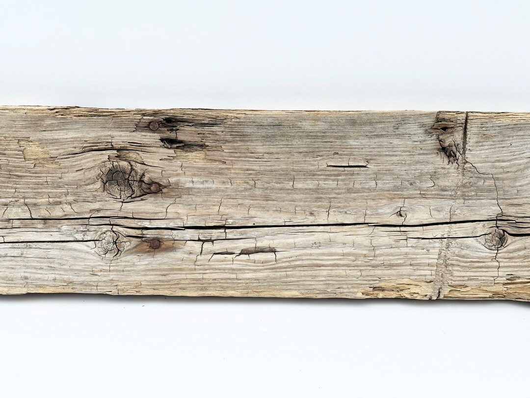 Large Driftwood Plank, Rustic Wood Shelf, Weathered Wood Plank