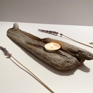 Driftwood tea light holder, wooden candle holder, rustic home driftwood decor, rustic candle holder, wooden candle holder, driftwood candle