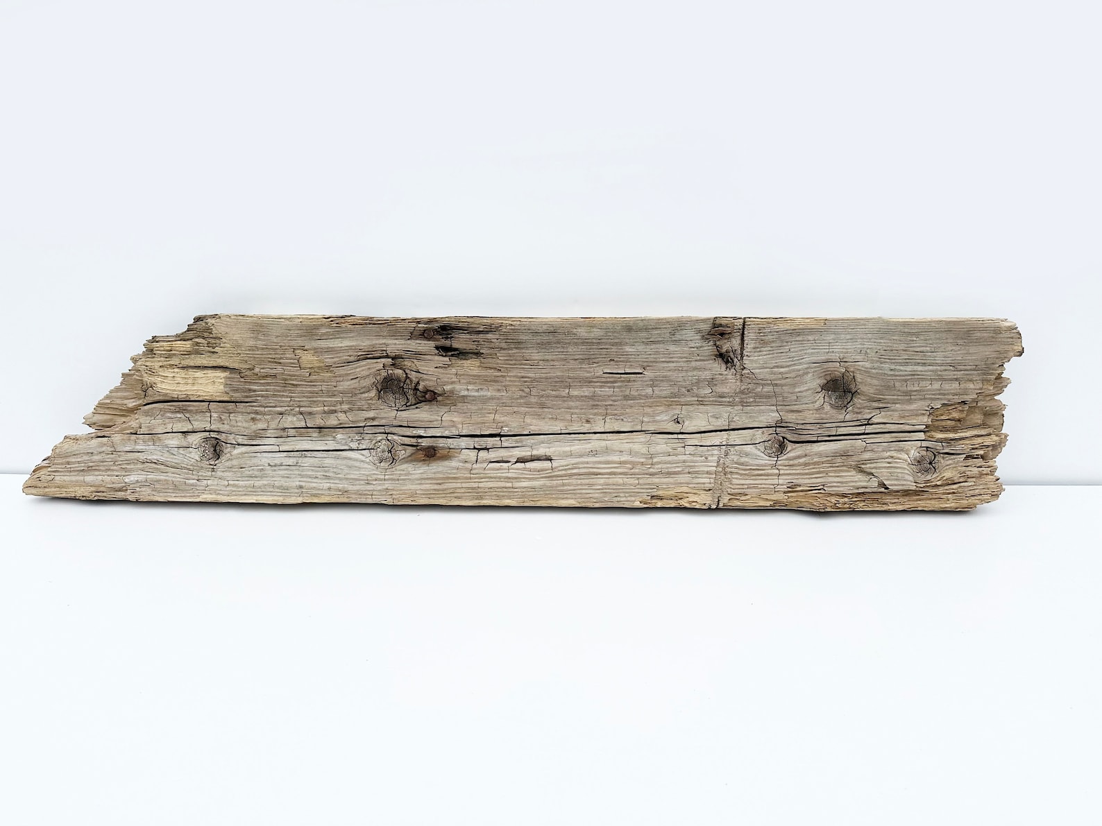 Large Driftwood Plank, Rustic Wood Shelf, Weathered Wood Plank