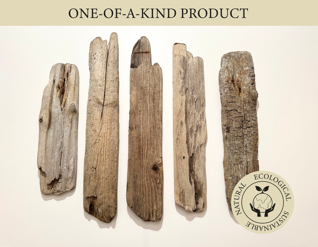 Driftwood Plank, Flat Driftwood Boards, Reclaimed Planks and Blanks, Rustic Wood Board