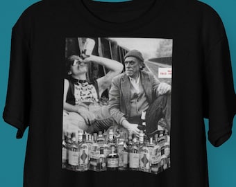 Charles Bukowski Punk Rock Shirt – GG Allin Drunk Writer Tee – Alcohol Literary Quote T-Shirt for Fans