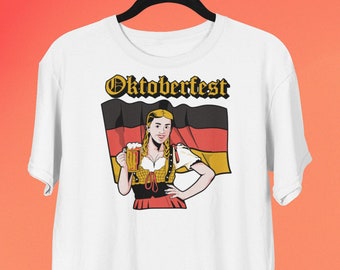 Oktoberfest T-shirt, Oktoberfest T-shirts, Duits T-shirt, Bier Drink Shirt, München Bierfestival