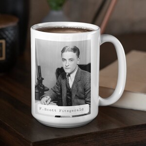 F. Scott Fitzgerald Great Gatsby American Writer Author Literary Portrait Series