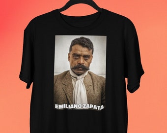 Emiliano Zapata Mexican Revolution Tshirt, Emiliano Zapata T-shirt, Mexico Tshirts