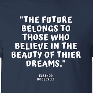 Motivation Empowerment Eleanor Roosevelt Feminist Quote T-shirt Eleanor Roosevelt shirt BOOK QUOTE SHIRTS