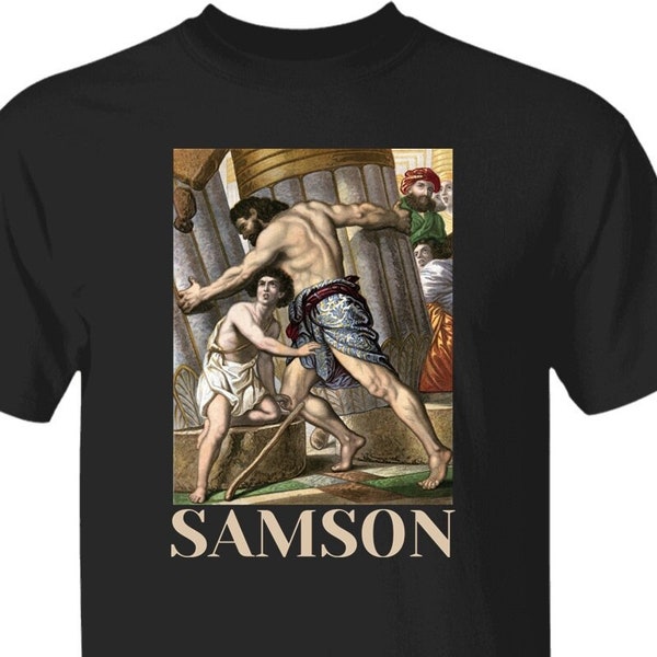 Samson Bible Hero Hebrew Judge Warrior Judaica Israeli Tshirt