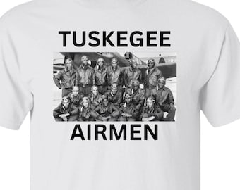 Tuskegee AirmenWorld War 2 Commemorative T-shirt, Black History Month, American Heroes Tribute U.S. Army Air Forces Red Tails