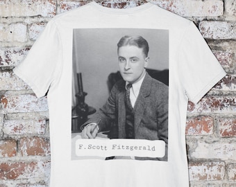 F. Scott Fitzgerald Great Gatsby Tender is the Night Writer T-shirt G500 5.3 oz. T-Shirt