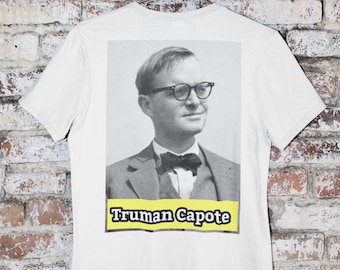 Truman Capote T-shirt, Writer T-shirt, Shirt for Writers, Book lovers, Breakfast at Tiffany's, In Cold Blood T-Shirt